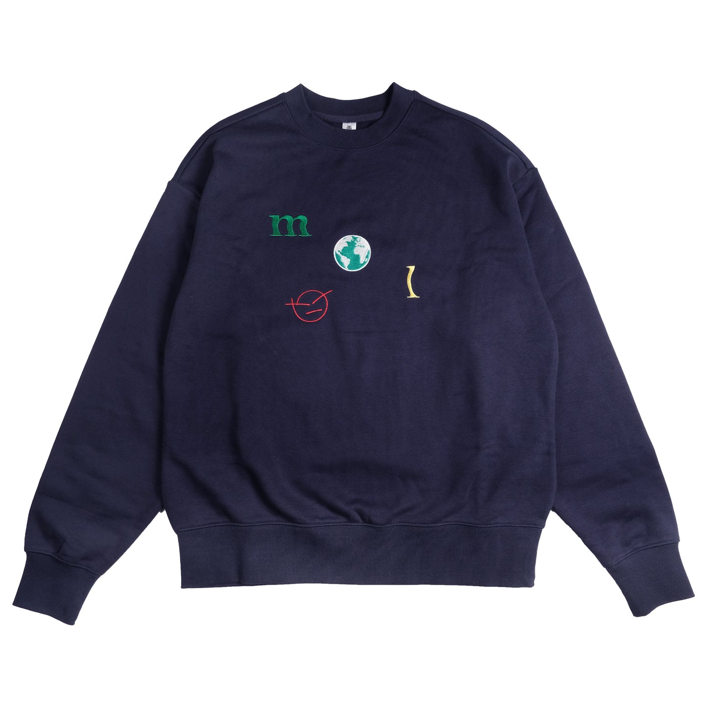 Colourful world crewneck FRONT