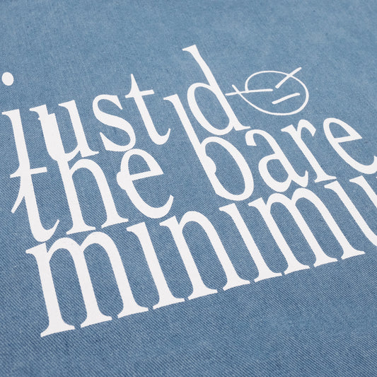 Bare minimum tote bag CLOSE UP