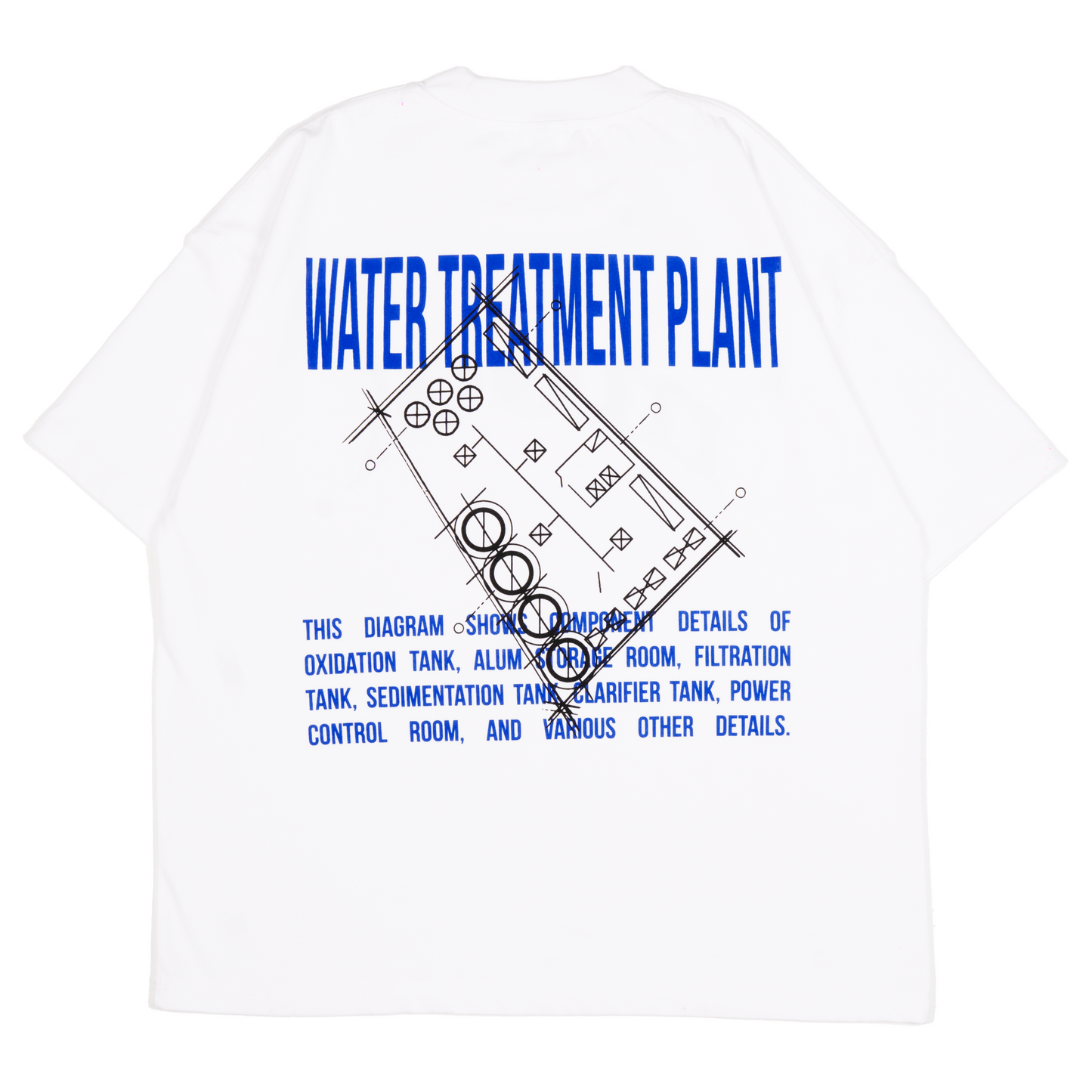 Water treatment plant t shirt BACK