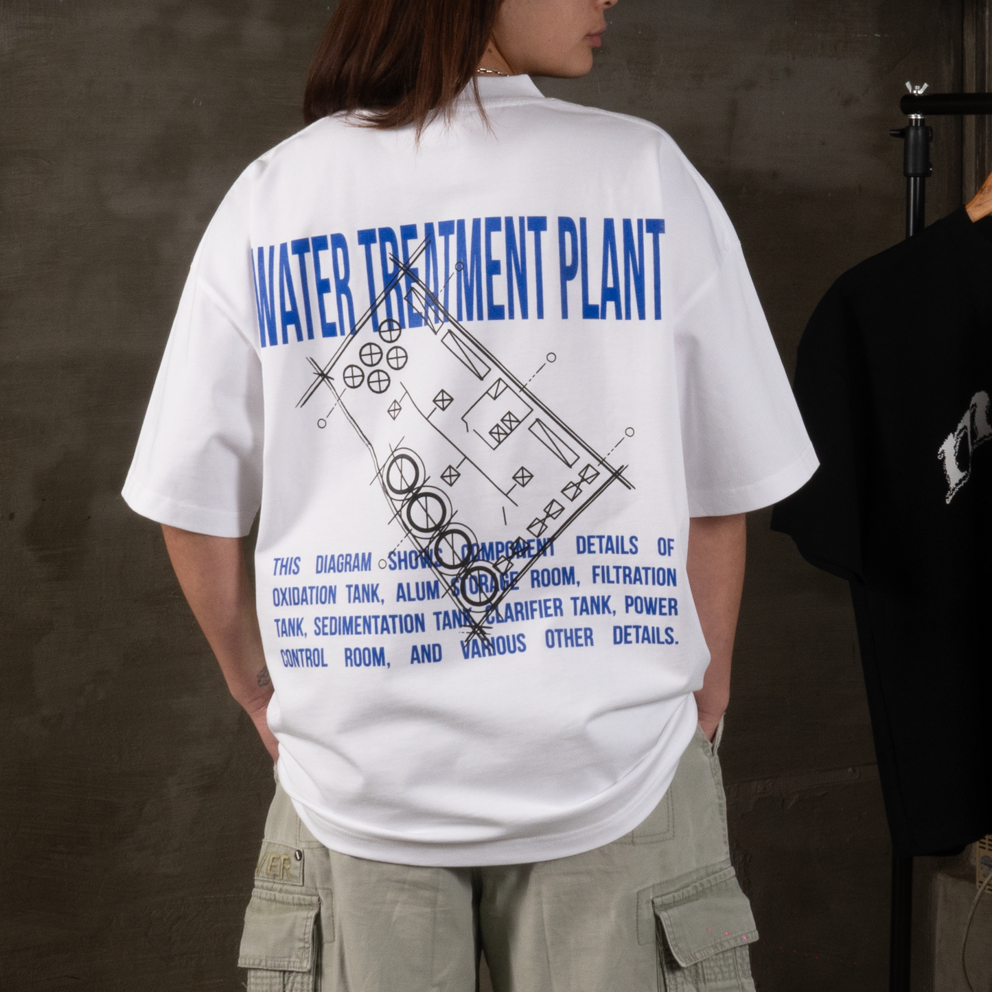 Water treatment plant tshirt back model